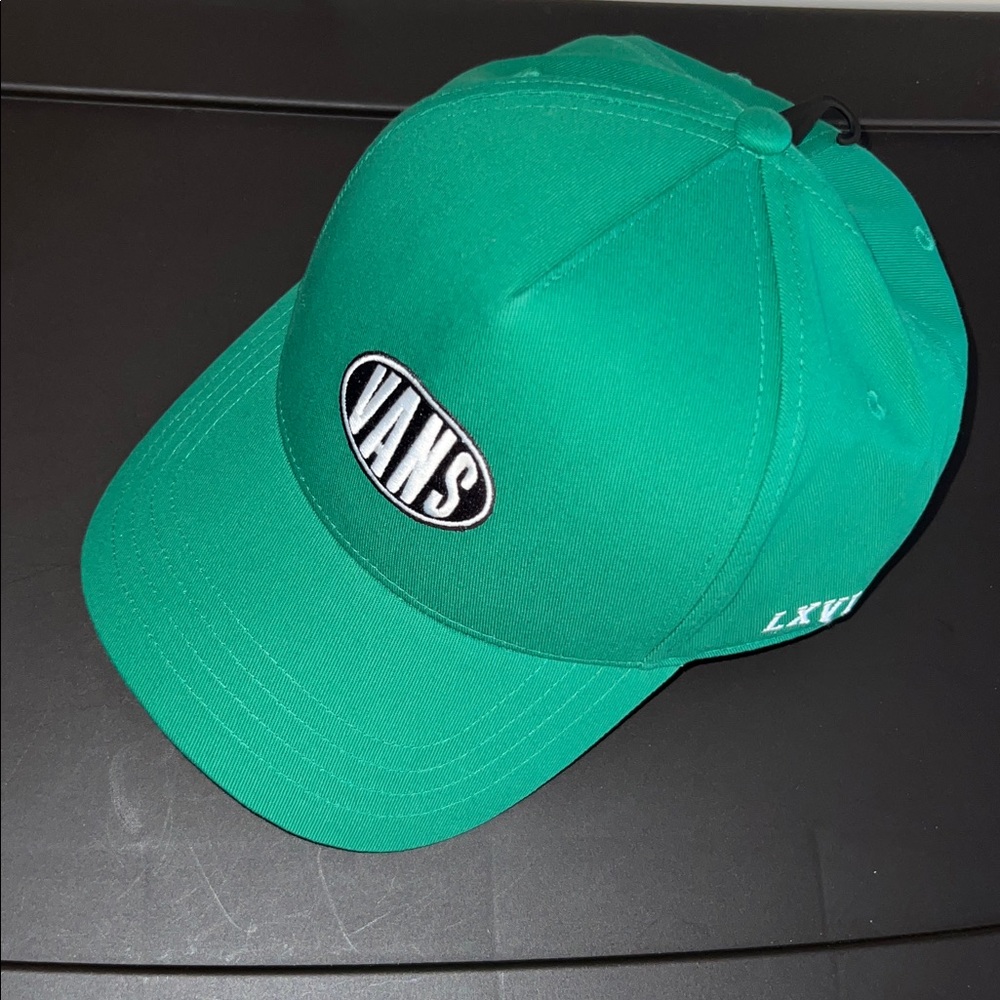 Vans Spray On Jockey Adjustable Hat, Green, One Size